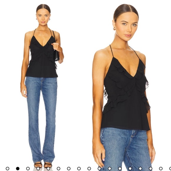 Favorite Daughter Tops - NWT Favorite Daughter The Who Me? Top in Black Size Small